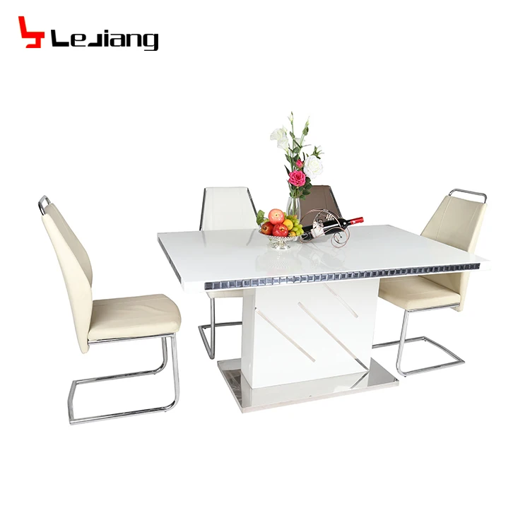 Free Sample Pictures Price Led Stand 8 Chair Iron Turntable Faux Marble Dining Table Of Wooden Plastic Dining Table