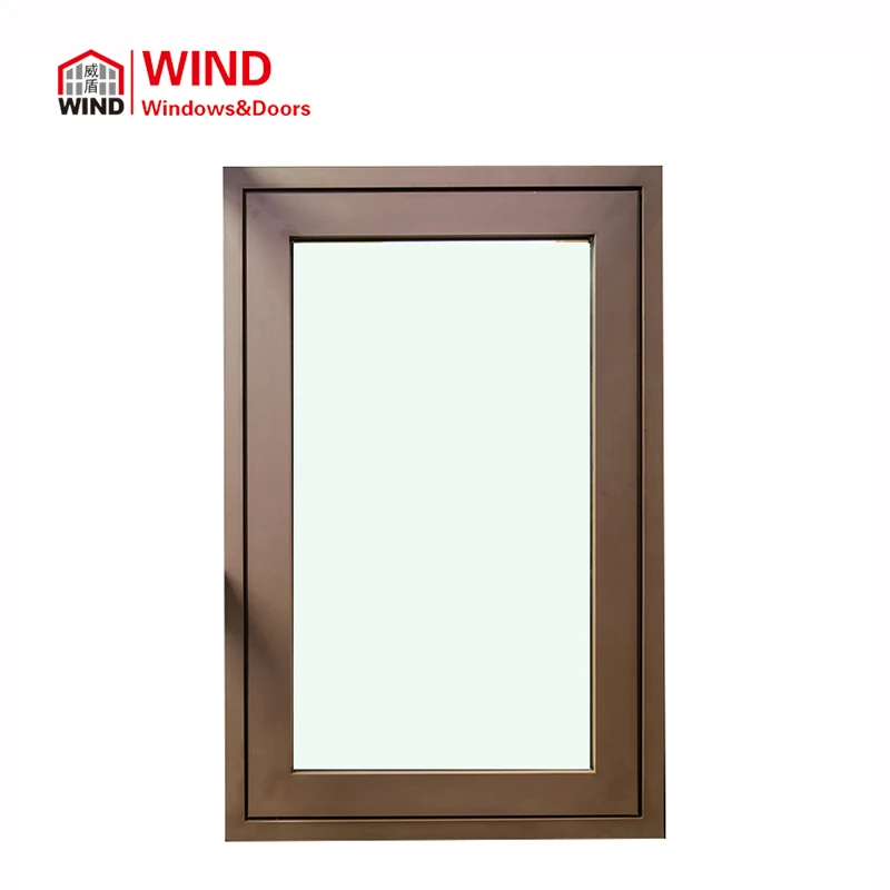 Хорошая герметичность воды наружу качели дерево с алюминиевой облицовкой окно