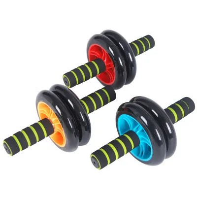 Fitness Equipment Sporting Goods Double Wheel Mute Abdominal Roller AB Exercise Wheel