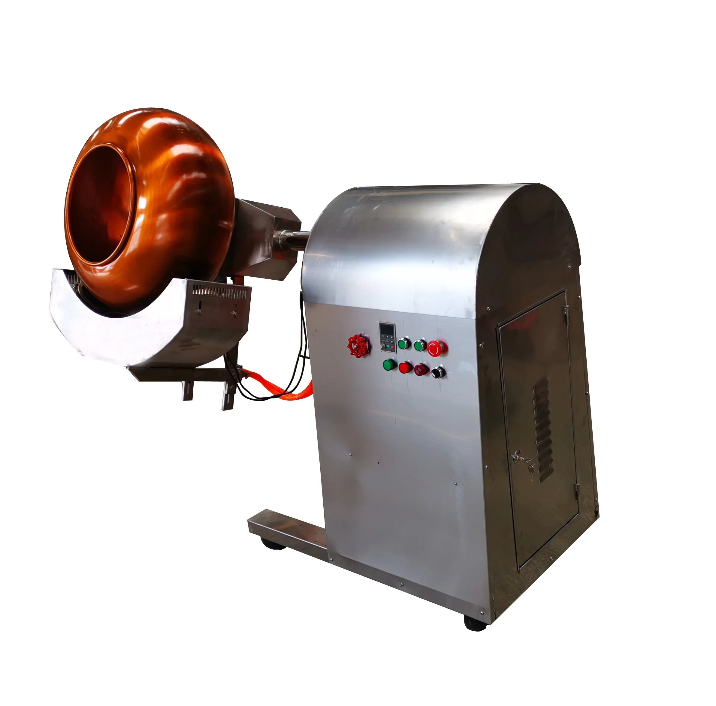 Sugar caramelized nuts sugar coating pan machine for snack food