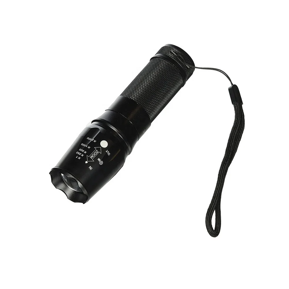 Handheld Torch X800 Flashlight Shock Portable 1000 Lumen Torch Led Zoom Aluminum linterna  T6  Emergency Flashlight