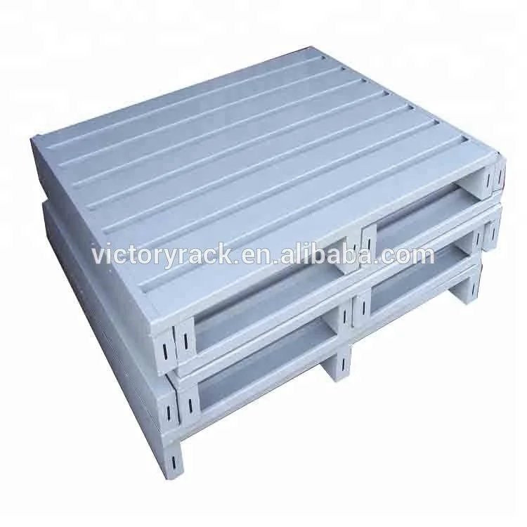 CE / ISO Certified Q235B Cold Roll Steel Heavy Duty Stacking Steel Pallet
