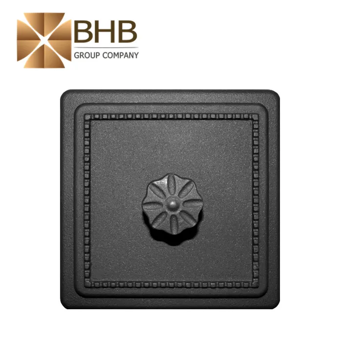 
Beautiful handle design fireplace ash box door 