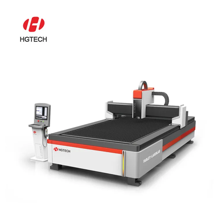 hgtech 500w 1000w 3000W 6000W cnc laser cutting machine metal stainless steel laser cutting service from china