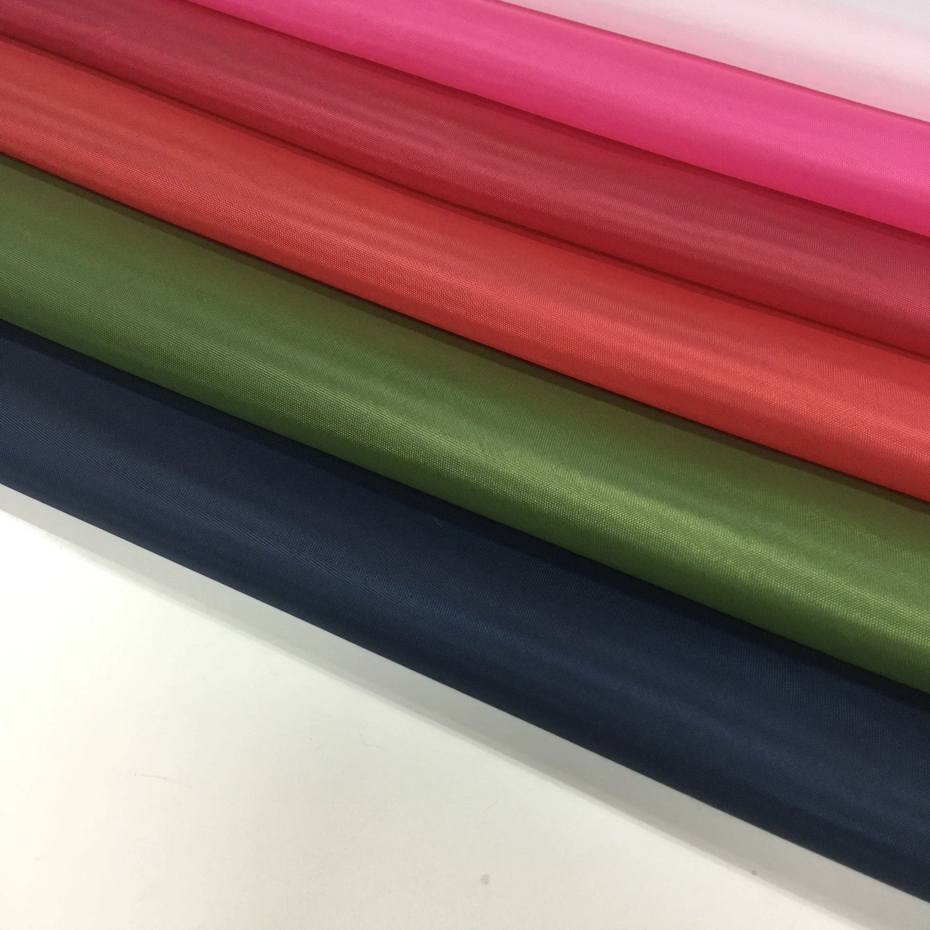 190T 210T  pu pvc coated 100% polyester taffeta  with waterproof for raincoat fabric and tent