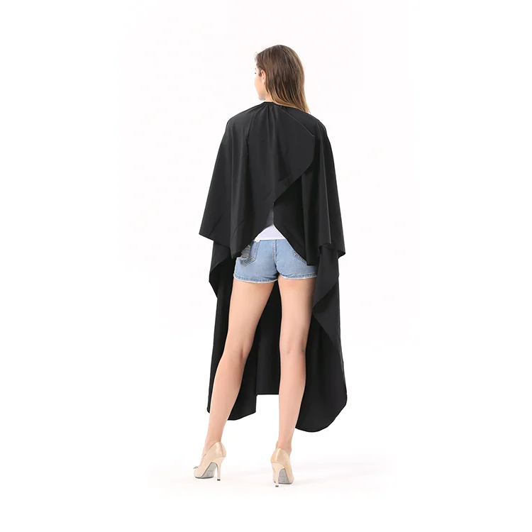 
Black polyester cape 