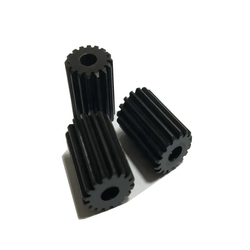 
High quality Pom pinion helical spur plastic gear 