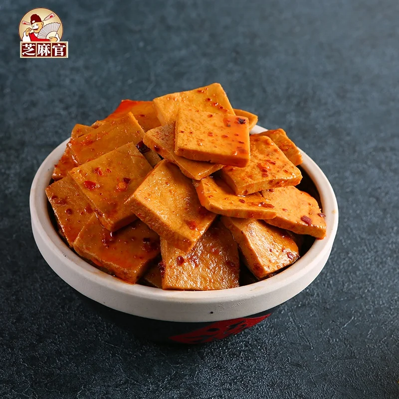 
Chinese Sell Well Bean Products Snack Food Spicy Tofu Snack With OEM 