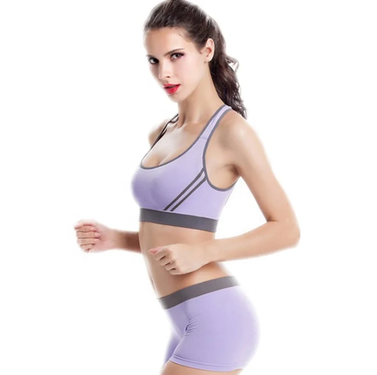 Wholesale women yoga wear seamless nylon fitness ladies sports bra