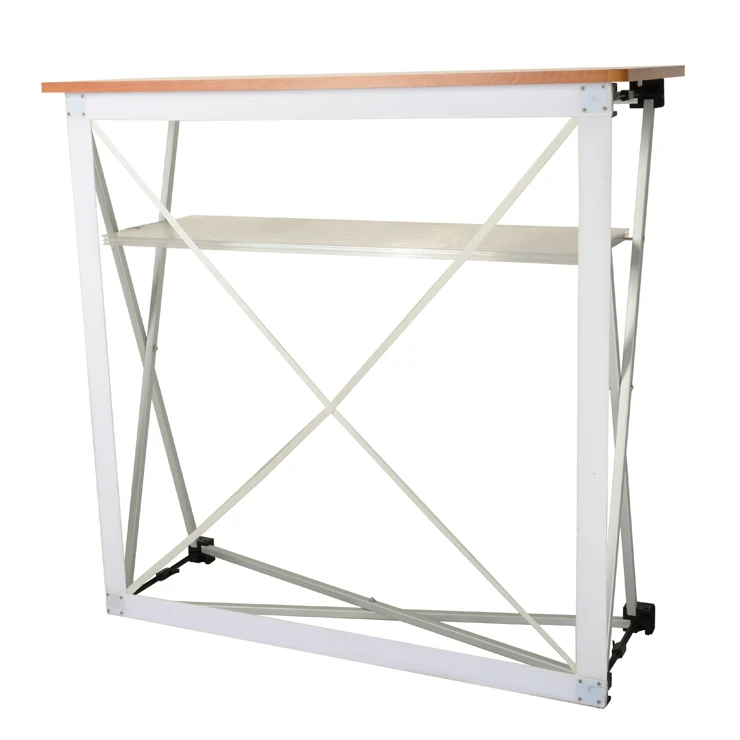 Fabric Type Hot Sale Aluminum Pop Up Bar Counter for Exhibition, Supermarket