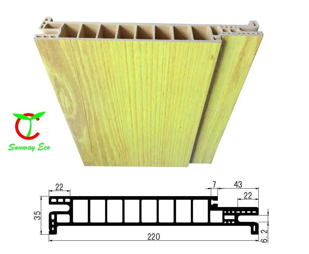 upvc cladding pvc garage window and door frames(TCF-220A)