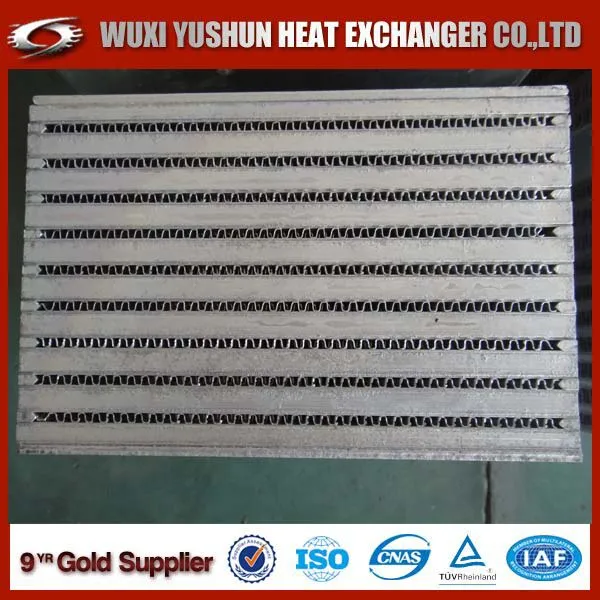 Bar Plate Fin Water To Air Intercooler Core kit