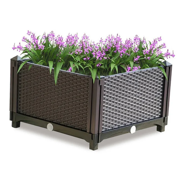 New Product Ideas Suntour Other Garden Supplies Raised Beds, Fabricantes y Proveedores	Black Garden Planter