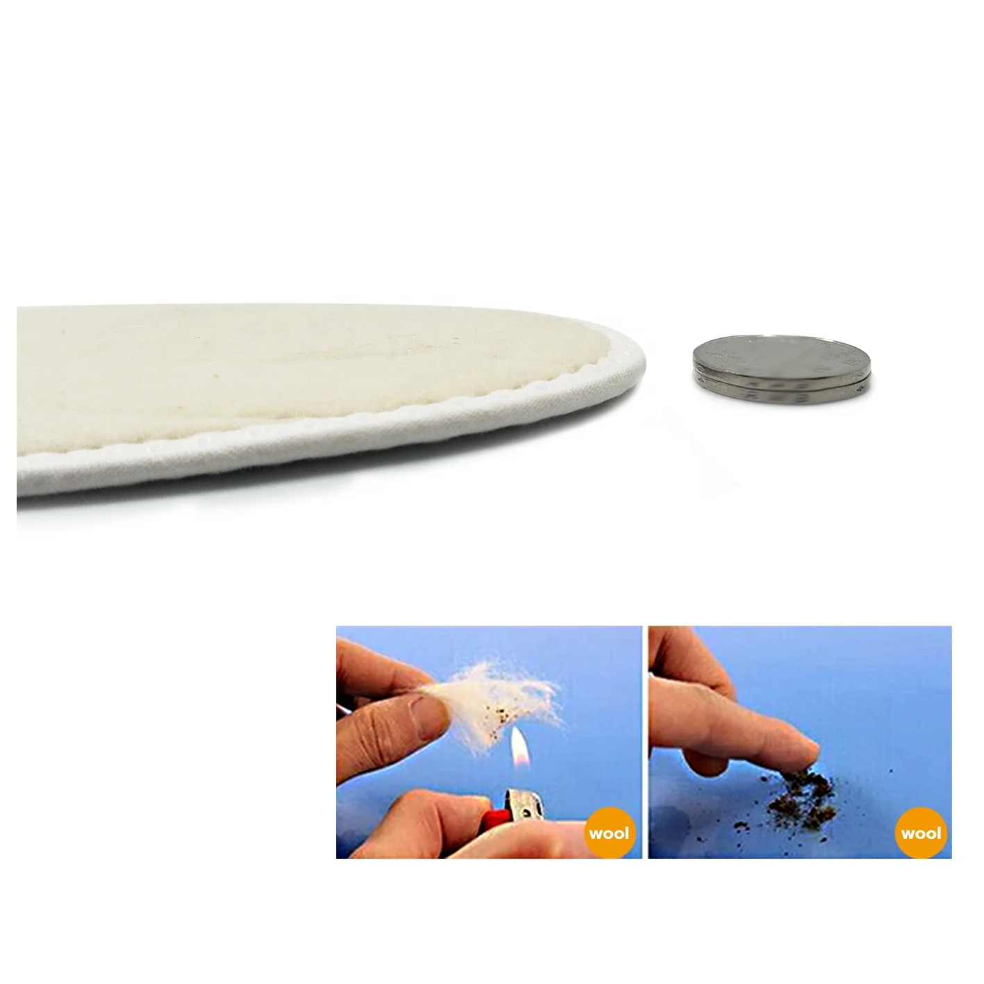 supplier soft walking winter warm aluminum foil thermo insoles