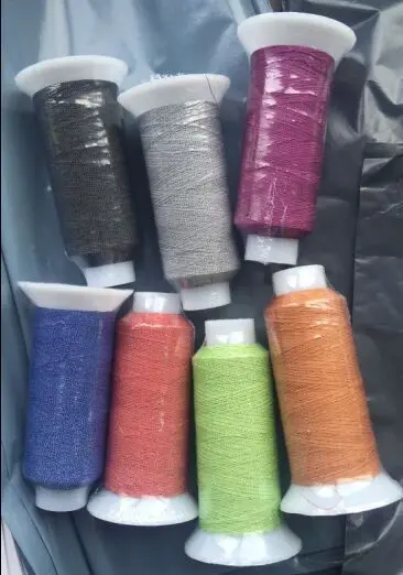 Hi-Vis Retro Light Polyester Reflective Yarn Thread for Knitting or Embroidery Addidas Shoes