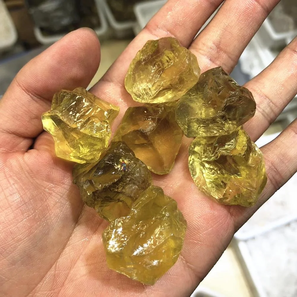 Wholesale Cheap Price Natural Clear Brazil Rough Citrine Stone for sale