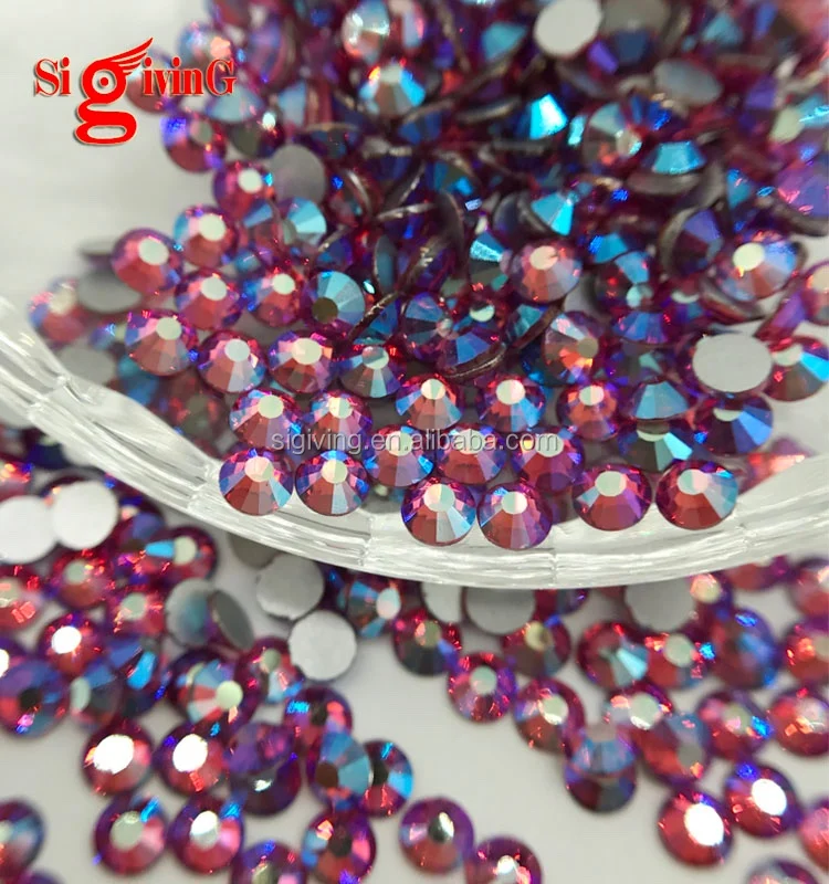 Shinny Glass Cristal flat back rhinestone SS12 clear crystal for bikini