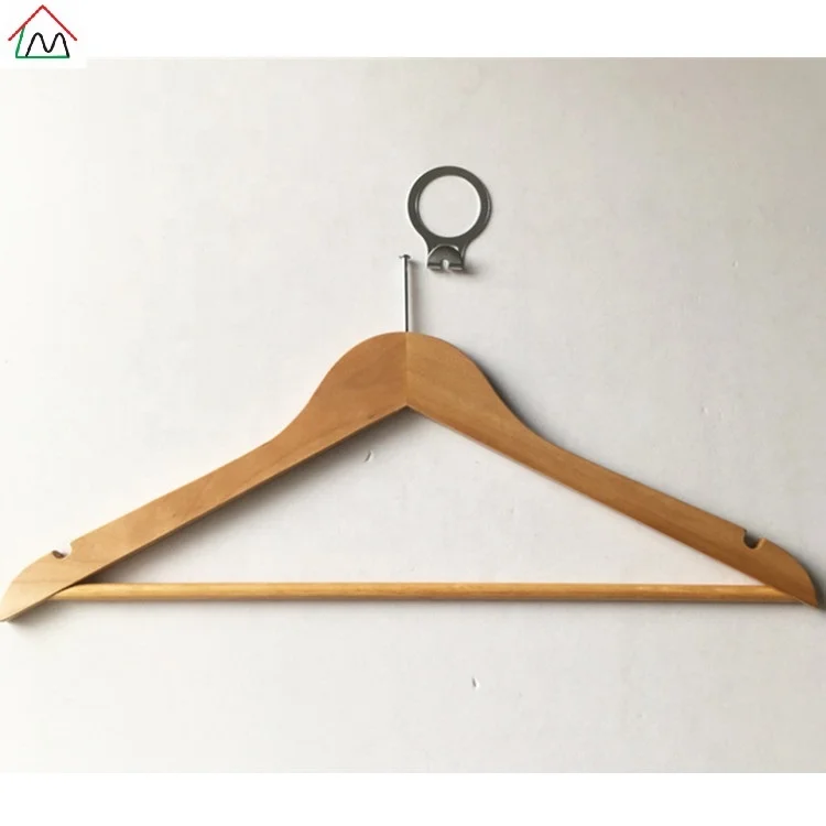 LMH6600 Hot Sale Hotel Anti-theft Hangers Clothes Wooden Hangers