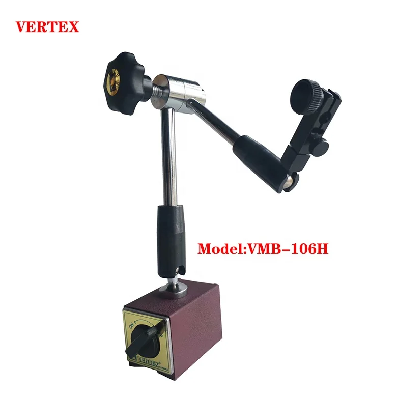 VERTEX Hydraulic Arm Magnetic Base VMB-106H Holding Power 100KGS Magnetic tools for dial gauge indicators