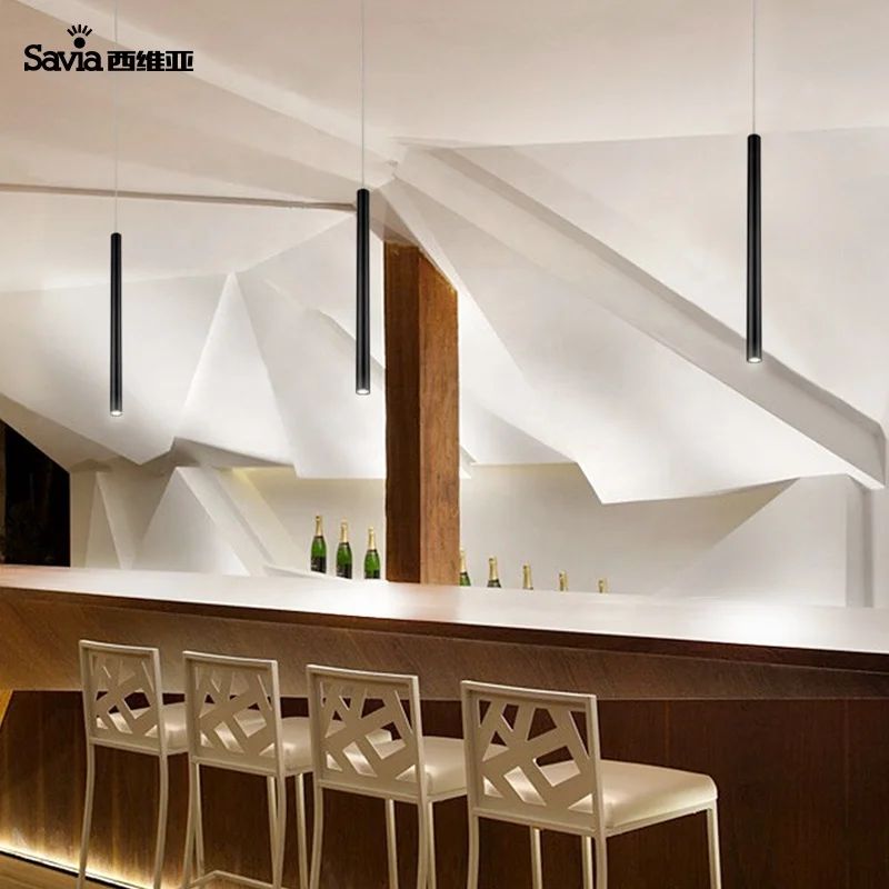 Modern Aluminum Mini Ceiling Cylinder Pendant Lamp Led 3w Lights Suspension Hanging Chandelier Luminaire Lighting Fixture