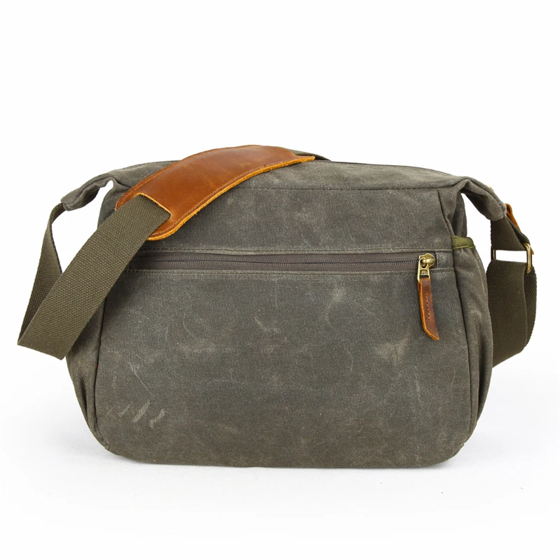 Multipurpose Caden Waterproof Waxed Canvas Camera Crossbody Bag Hidden Camera Computer DSLR Camera Bag