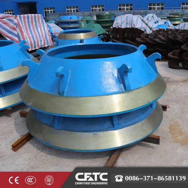 Длительный срок службы, запчасти для каменной дробилки, Накидная чаша для пружинной конусной дробилки, Шри-Ланка