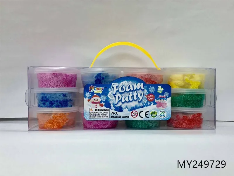 DIY Magic slime 100g 12 pcs Non Toxic Crazy clay slime toy for kids