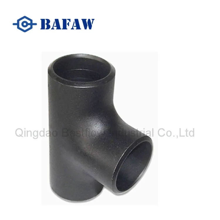 Astm B16.9 SCH 40 butt-welding carbon steel pipe tee