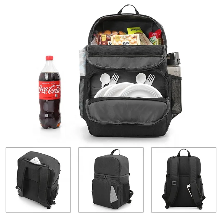 Wholesale Manufacture Light Lunch Cooler Backpack With Cooler Compartment Work And Picnic