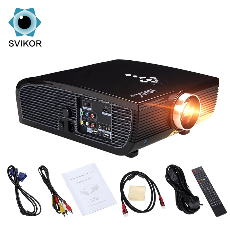 2000:1*800 Дети ночь 3d полный высокой четкости проектор с 1280 контраст