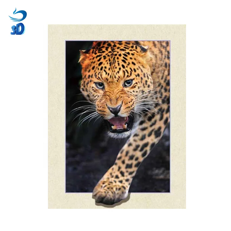  2019 новый дизайн линзовидная 5d картина тигра