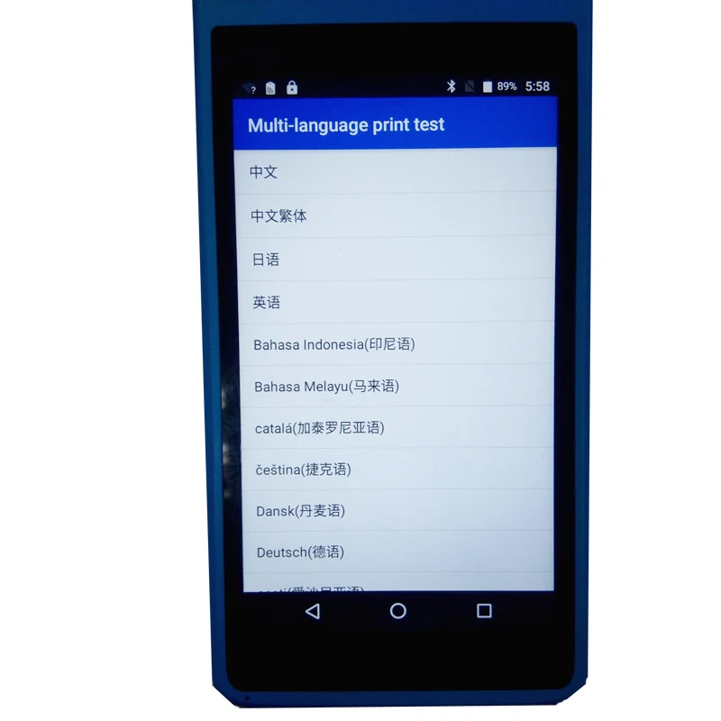 Guangzhou Zhihua лидер продаж 5 дюймовый ЖК-дисплей tft mnitor кредитная карта сенсорный экран android портативный pos-терминал с печатной машиной