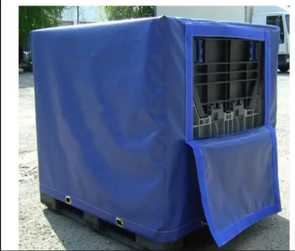 Custom Made Waterproof PVC Tarpaulin Reusable Pallet Covers