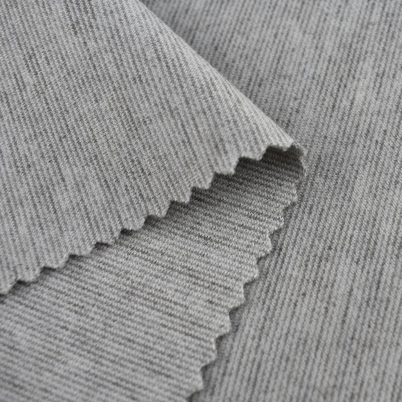 Shaoxing textile TR roma fabric spandex textile  plain dyed ponte de roma weft knitted fabric for pants