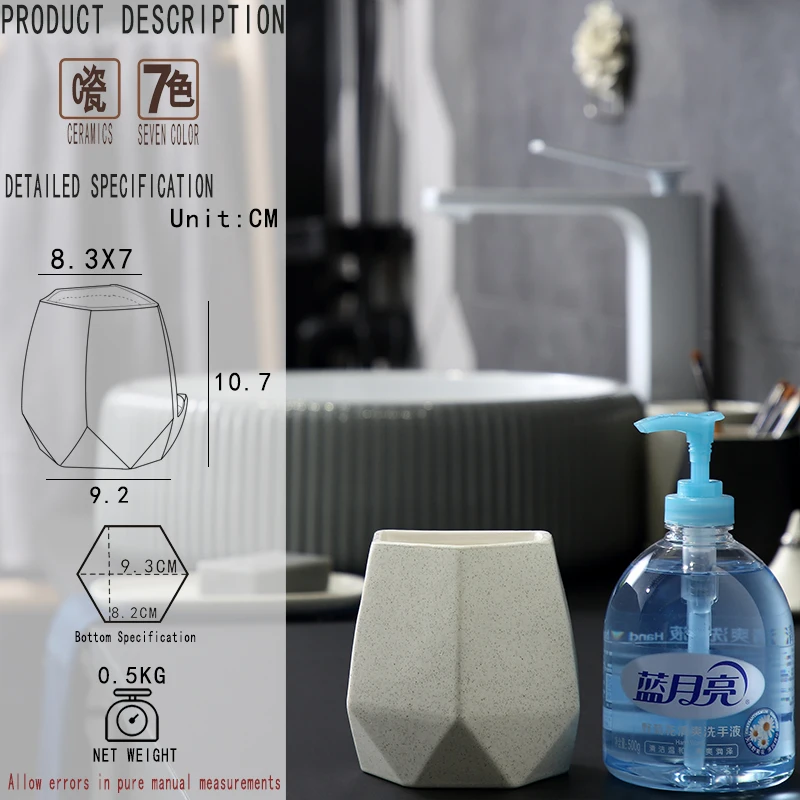 Новый дизайн, сделанный на заказ Керамический одинарный уникальный держатель для зубной щетки