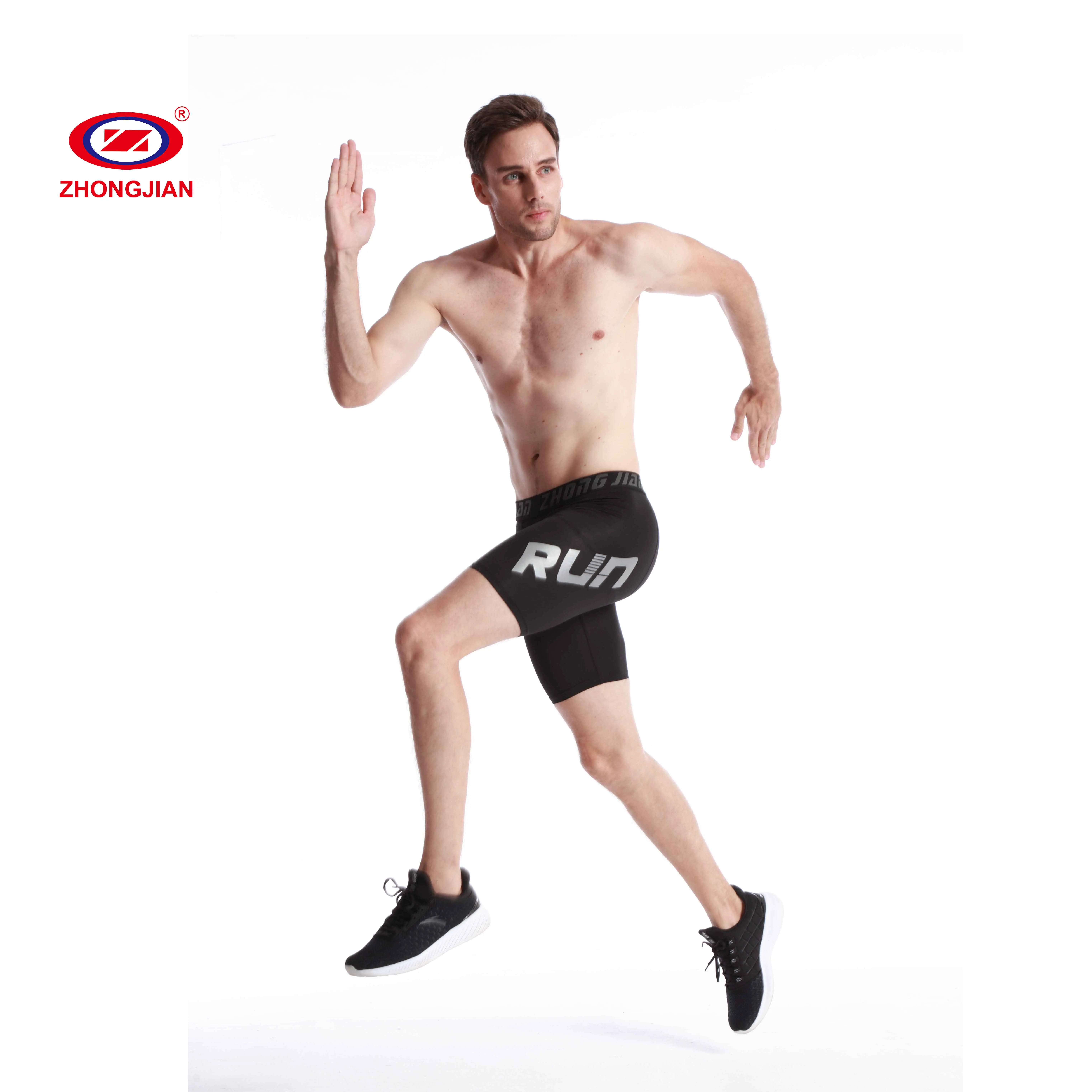 activewear blank compression mens gym tight plain yoga sweat shorts