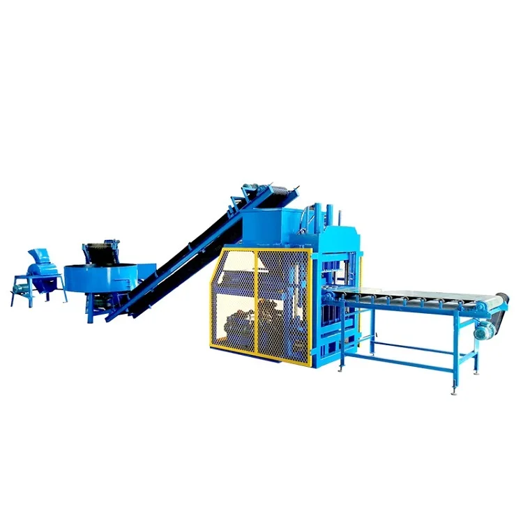 Full Automatic Mud Brick Block Molding Machine Production Line Maker