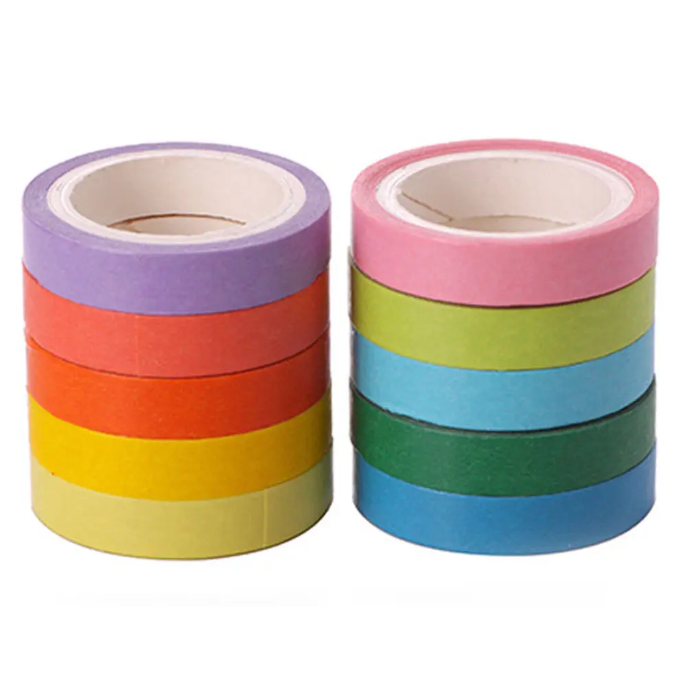 
18mm 24mm 36mm 48mm yellow high adhesive masking spray paint washi paper tape 