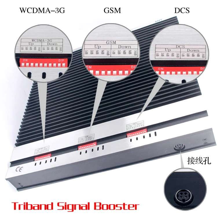 Крытый мобильный усилитель сигнала сети решение triband GSM DCS UMTS multi повторитель Пико группа
