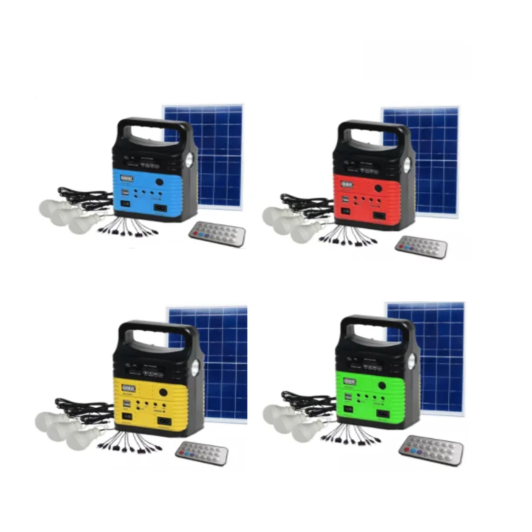 Sungree 10w solar led outdoor lighting system for camping