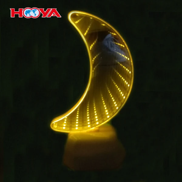 
LED table mirror tunnel night light for home decoration 