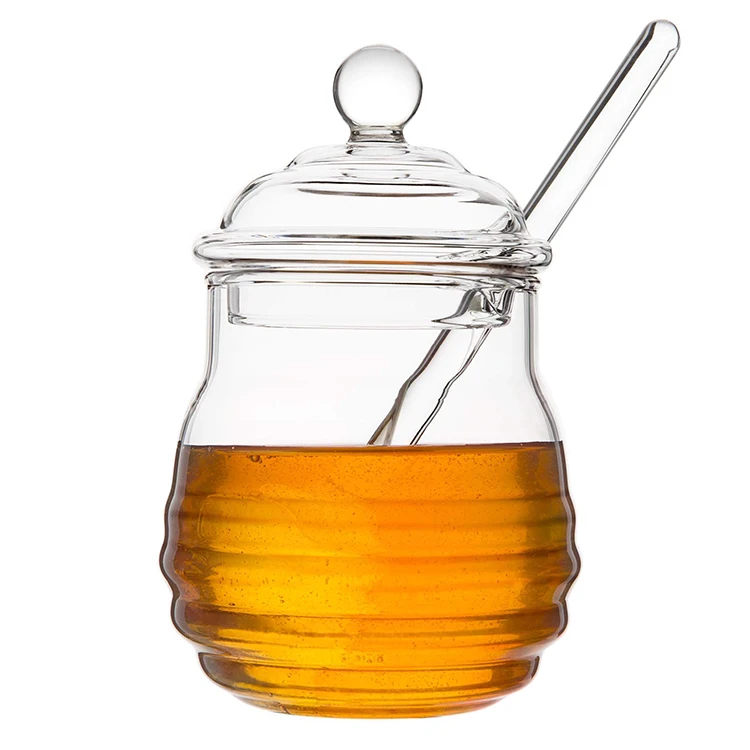 High Quality Clear Kitchen Food Spice Jar Container Set Glass Storage Jars