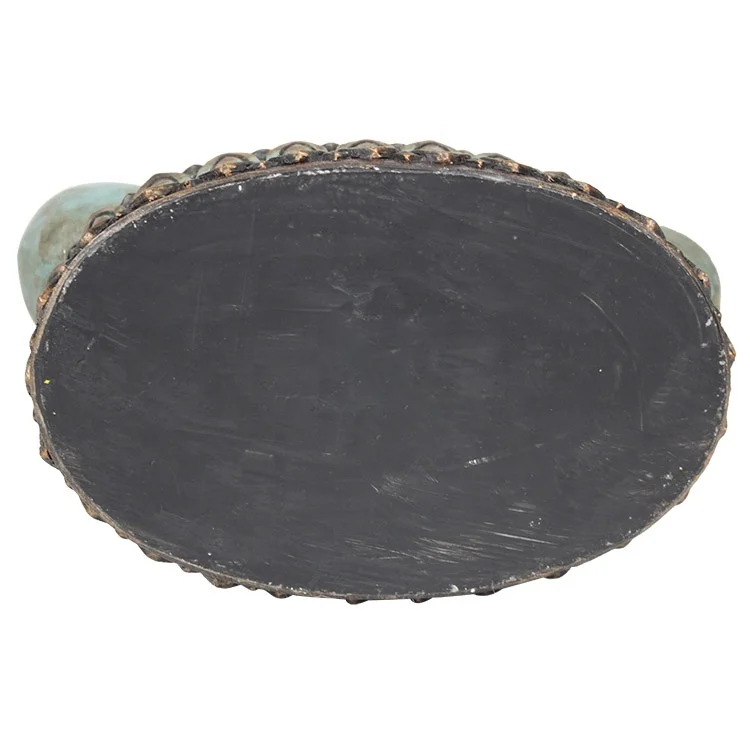 Fengshui tabletop mini resin meditation buddha statue for home