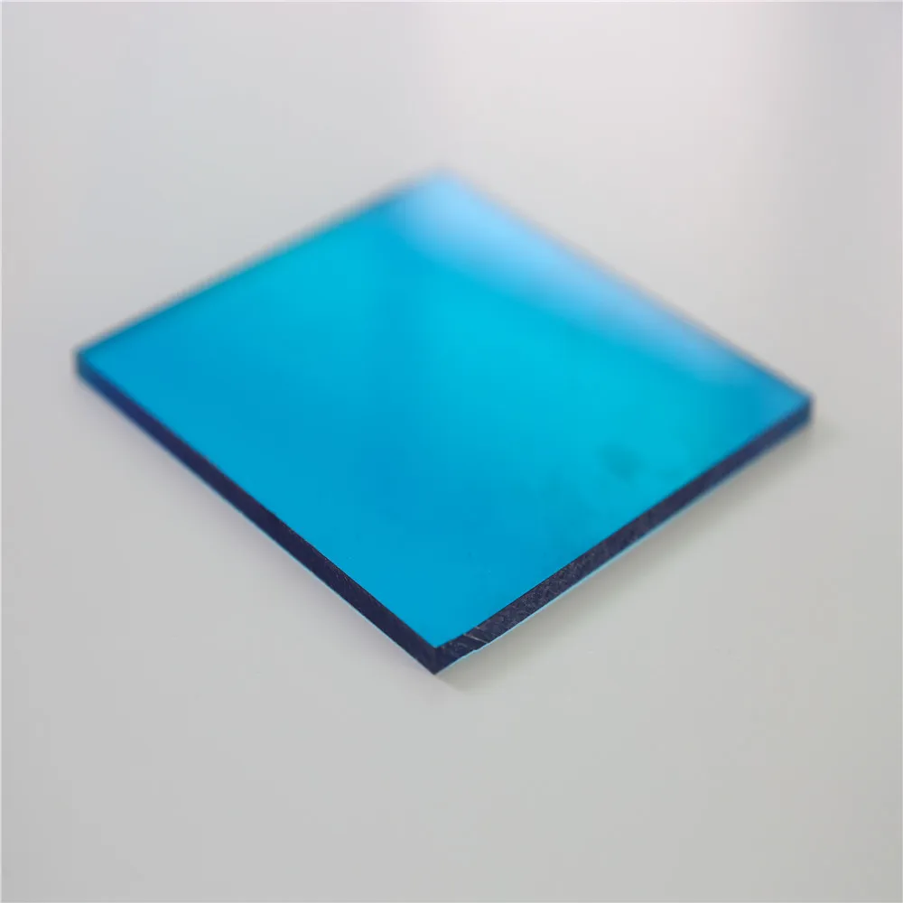 2 мм 3 мм 4 мм светло-голубой поликарбонатный лист для светильника и кровли