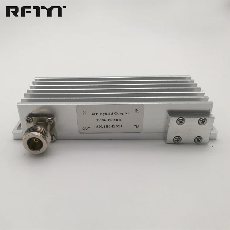 RFTYT 2 In 1 Out Microwave 150-170 MHz RF 3dB Hybrid Coupler