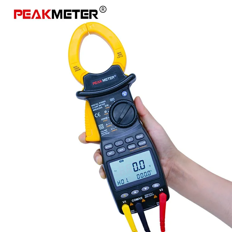 MS2205 Digital Harmonic Power Clamp Meter