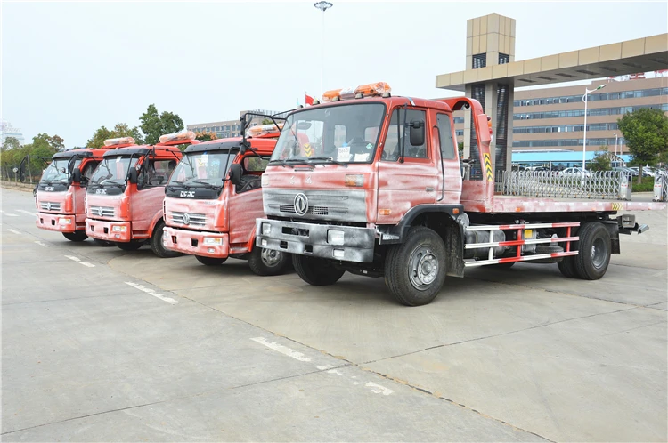 Japanese diesel 4ton tow truck 5ton road block removal truck