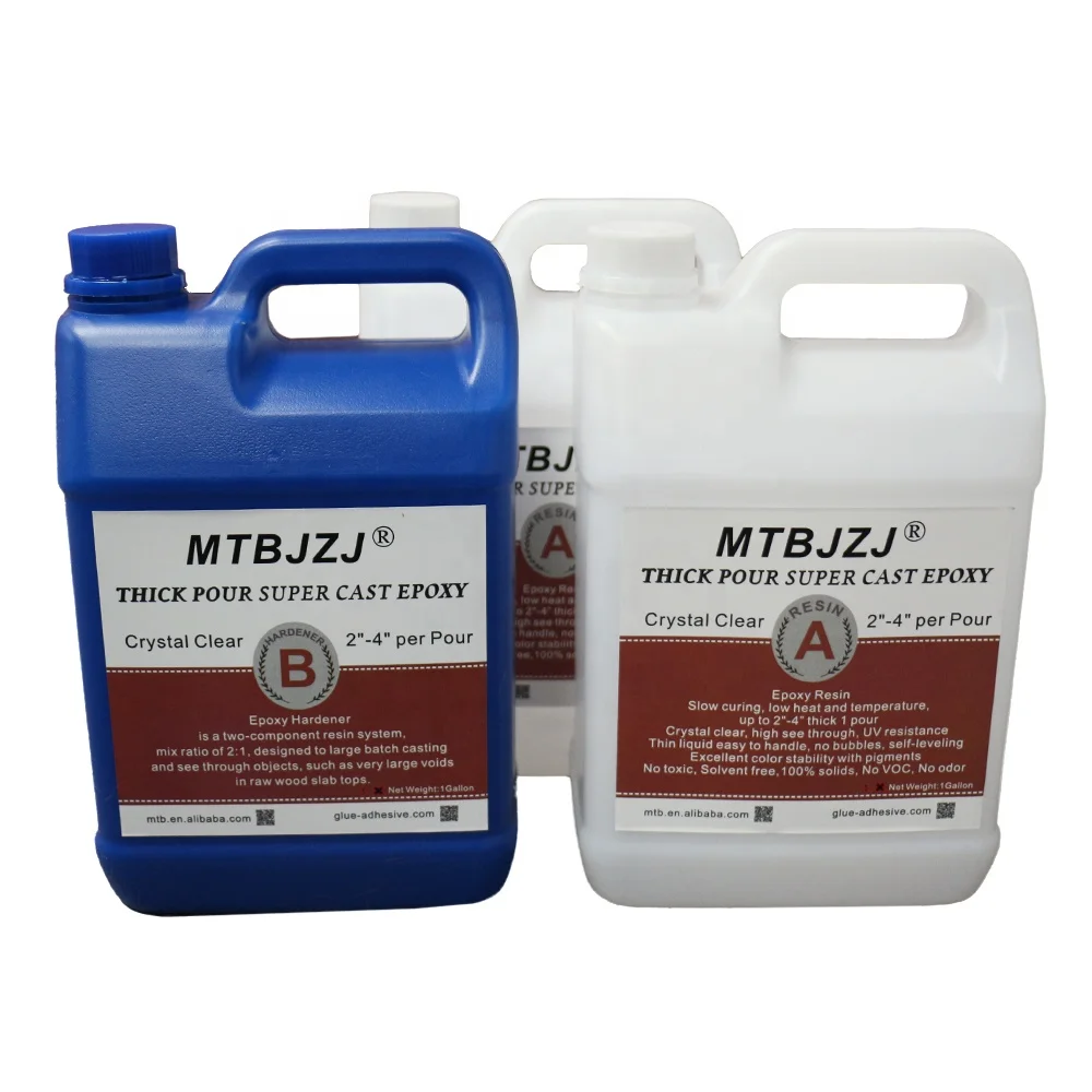 Набор из 3 галлонов, стол из эпоксидной смолы