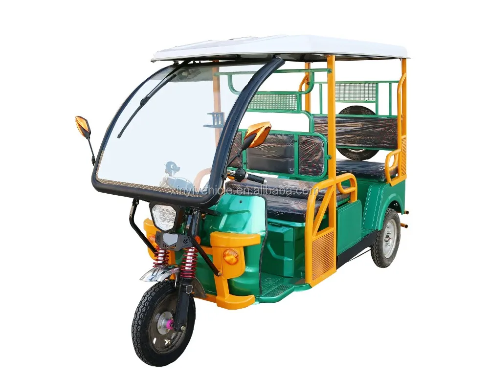 Hot Selling Battery Operated E Rickshaw Adult 5 Seat Electric Tricycle Made in China