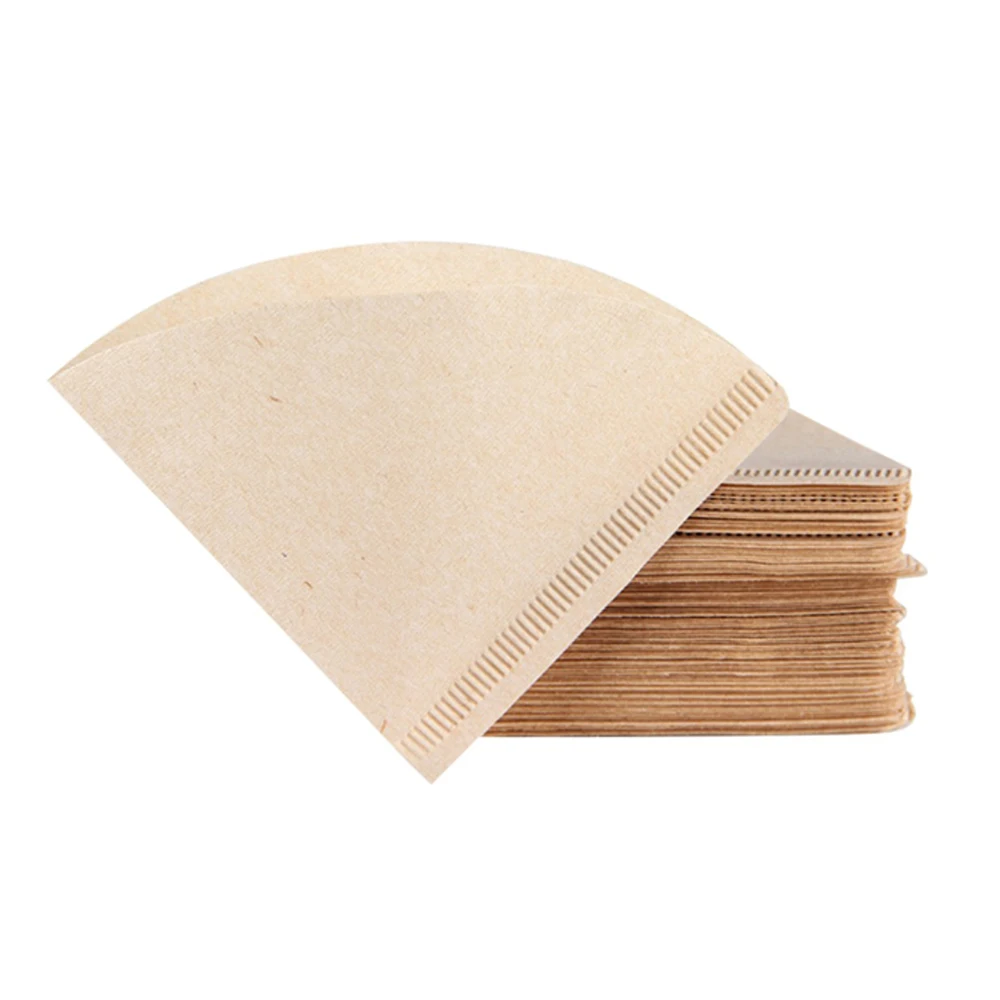 
Ecocoffee V60 Coffee Filter 100pcs Per Bag Paper Filters 1-4 cups Counted Percolator Coffee Maker 